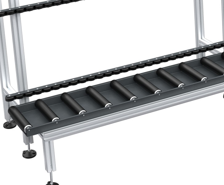 Manual assembly benches V-LINK Roller conveyor Emmegi
